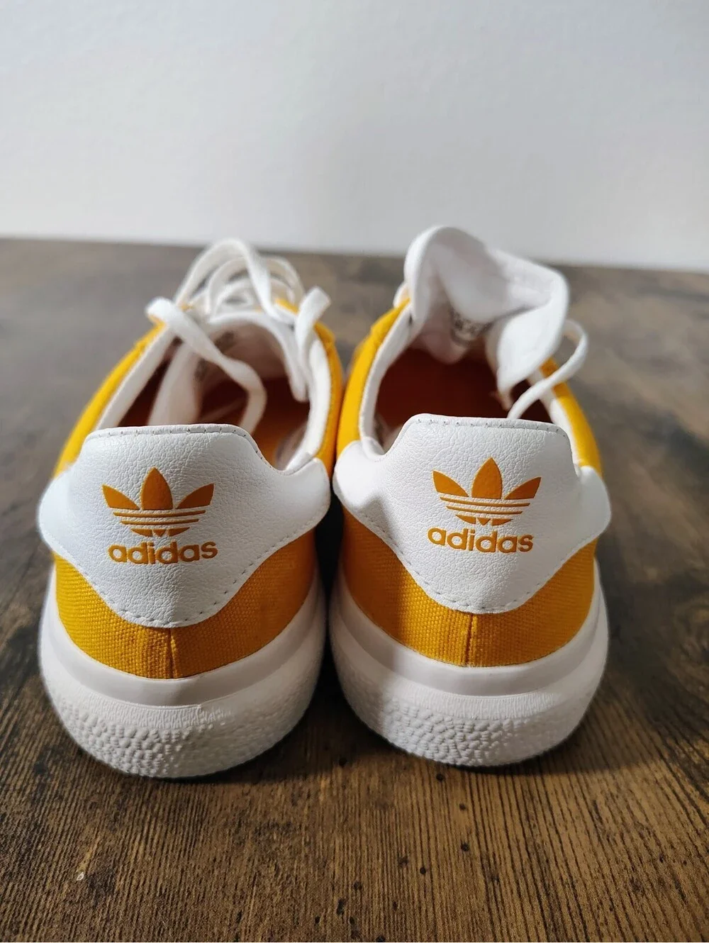 Adidas 3MC Active Gold Yellow Canvas Low Top Skateboarding Shoes M sz 7 W sz 8.5